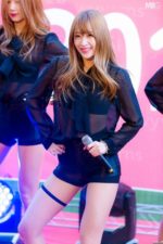 韓流最高の美少女 EXIDハニの超絶美脚